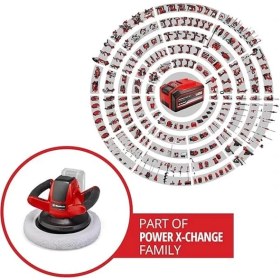 Resim Akülü Polisaj Makinesi Ce-Cb 18/254 Li-Solo Power X-Change (18V, 2.500 Devir/dk, Açma/kapama 