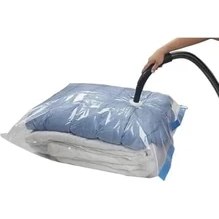 Resim Home Yüksek Kaliteli Vakumlu Poşet (Xxl)(2 Adet) 73 cm x 130 cm - Çevirmeli & Mavi Kapak - Vakumlu Hurç 