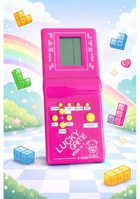 Resim Nostaljik Atari El Oyunu Pembe Tetris 