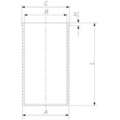 Resim Mahle 021wv35 Motor Gömleği Clıo-kangoo 1.5dci 76.00 Çap Std 40206500g 