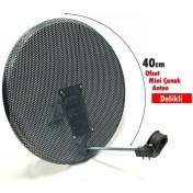Resim Antenci 40 cm Delikli Mini Çanak Anten + Next Lnb + 10MT Kablo 