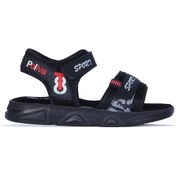 Resim Skuaıter Plv-6135 Cırtlı Yazlık Erkek Çocuk Sandalet Siyah 