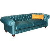 Resim 3A Mobilya Emeral Green Chesterfield 