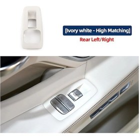 Resim Lhd Çok Renkli Araba Ön Sol Sağ Pencere Kaldırıcı Anahtarı Dış Çerçeve Rear Model B White 1 Piece Set 