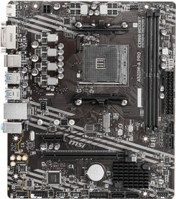 Resim Msı A520m A Pro Ddr4 M2 Pcıe Nvme Hdmı Dvı Pcıe 16x V3 0 Am4 Matx 