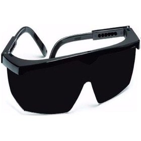 Resim Korumalı Laboratuvar Gözlüğü Siyah / Çapak - Gözlüğü 