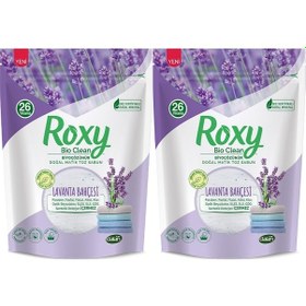 Resim Dalan Roxy Bio Clean Matik Sabun Tozu 800GR Lavanta Bahçesi (2 Li 