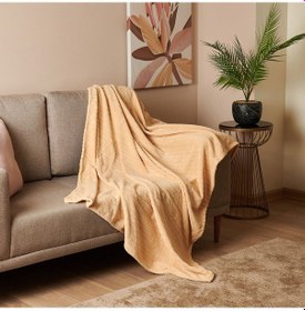 Resim Nuvomonn Wellsoft Koltuk Şalı - Bej - 120x165 Cm Renkli 