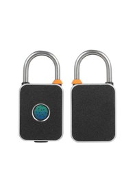 Resim Createtech Akıllı Parmak İzi Kilit - Su Geçirmez, Şarj Edilebilir, 20 Parmak İzi Kayıtlı, Dayanıklı 