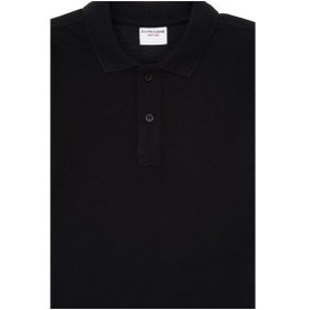 Resim U.S. Polo Assn. Erkek Çocuk Siyah Basic Polo Yaka Sweatshirt 50313790-VR046 