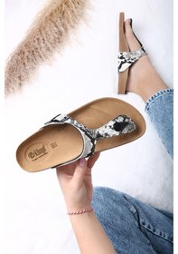 Resim Khayt Star Anatomik Ortopedik Parmak Arası Günlük Kadın Terlik (553471110) 