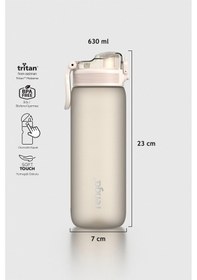 Resim Renga Rybo-x Soft Touch 630 Ml Tritan Matara 912160 Bej Bej 
