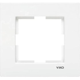 Resim Karre 90960200 Tekli Beyaz Priz Çerçevesi 