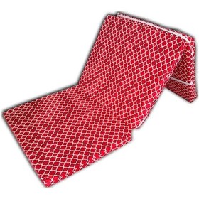 Resim Katlanır Sünger Yatak Minder Yatak Fermuarlı 70x180x6cm -kırmızı Çatı 