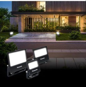 Resim Panasonic Led Floodlight 150w 12820lm 3000k Kelvin-sarı Işık Çok Renkli 