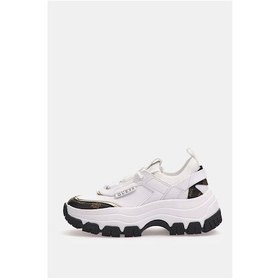 Resim Guess Kadın Braydin Logolu Beyaz Sneaker Beyaz 