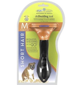 Resim Furminator Short Hair Kısa Tüylü Köpek Tarağı Medıum 