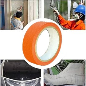 Resim Evimdeyokyok Renkli Maskeleme Kağıt Bant Boya Bandı 24MMX20MT Turuncu 