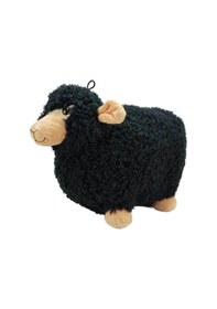 Resim Sesli Koç Koyun Kuzu Peluş Oyuncak Hediyelik Uyku Arkadaşı 30 Cm Siyah 