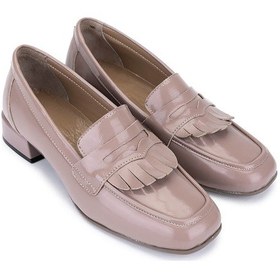 Resim Tamer Tanca Kadın Hakiki Deri Vizon Rugan Loafer Ayakkabı 1161 7206 Bn Ayk Sk25-26 Vızon Krsk Rgn Vizon 