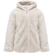 Resim NKFMILA JACKET W HOOD PB GRI Kız Çocuk Mont Name It