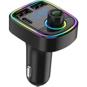 Resim Araba Bluetooth 5.2 Fm Verici Eller Serbest Arama Çift Usb Pd Tipi 01 