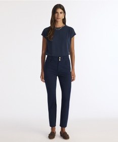 Resim Yargıcı Slim Yüksek Bel Pantolon 25kkpn3071x 004 Lacivert 