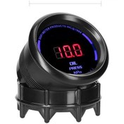 Resim Pazly 52mm Dijital Yağ Basınç Göstergesi - Led Ekran, 0-10kpa, Alarmlı, Araç/kamyon/motosiklet 