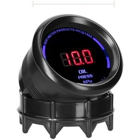 Resim Pazly 52mm Dijital Yağ Basınç Göstergesi - Led Ekran, 0-10kpa, Alarmlı, Araç/kamyon/motosiklet 