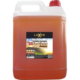 Resim Luxor Kimya 5 lt. -42 Turuncu Güneş Enerjisi Antifrizi 4 Mevsim (Yeni Üretim) 