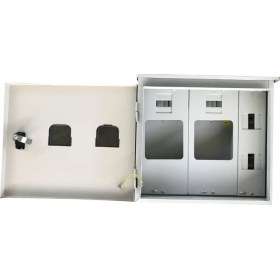 Resim Ak-Öz Sıva Üstü 2 Monofaze Sayaçlı Elektrik Panosu 