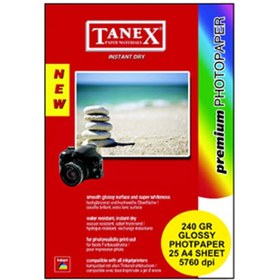 Resim Tanex Fotoğraf Kağıdı 20 Yp A4 240 Gr 