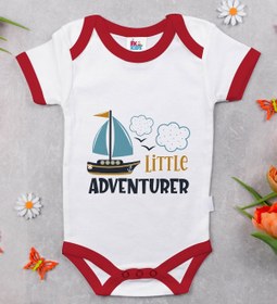 Resim Bitmeyen Kartuş Bk Kids Little Adventurer Tasarımlı Bebek Body Zıbın-1 