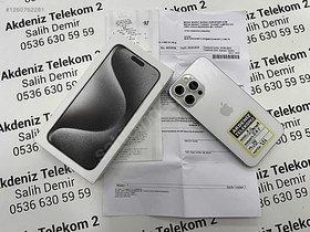 Resim Apple iPhone 15 Pro Max İkinci El TR | 256 GB | Beyaz 