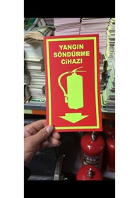 Resim Yangın Fosforlu Yangın Tüpü Levhası 1 Ad 