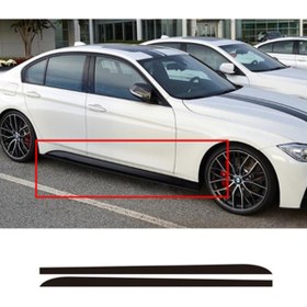 Resim bkstuningshop Bmw F30 M Performance Yan Marşpiyel Altı Lip (PLASTİK) 