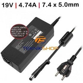 Resim Teknikshop HP Uyumlu Hstnn-Da35, Hstnn-Dc35, Hstnn-La35 Adaptör, Şarj 90W 19V 4.74A 