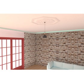 Resim MOTİFPİYER Motifpiyer Tavan Lamba Göbeği 52-sekizgen-dis Citali 