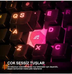 Resim Steelseries Apex 3 Tkl Türkçe Gaming Klavye Tenkeyless, 8 Bölge R 