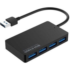 Resim Usb 3.0 Hub Çoklayıcı 4 Port Çoğaltıcı Slim Chipli Versiyon 