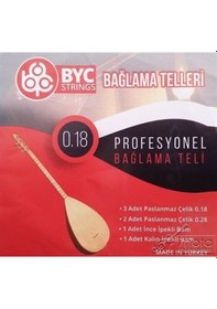 Resim 7Nota Byc18 Kısa Sap Bağlama Teli Takım Profesyonel 0.18 Kısa Sap 