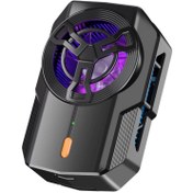Resim Bubitechh S17 Telefon soğutucu fan Şarjlı Siyah 