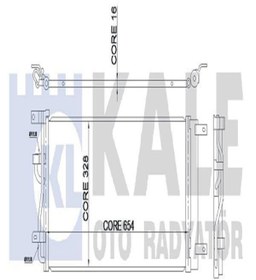 Resim KALE 345325 Klima Radyator (CHEVROLET: CAPTIVA 2.2 4×4 11- OPEL: ANTARA 42458588 4818691 (WM558211) 