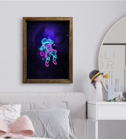 Resim Bk Gift Yatak Odası Konseptli Doğal Masif Ahşap Çerçeveli Tablo-2 (551112849) 