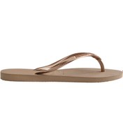 Resim Havaianas Slim Crystal Çocuk Kahverengi Terlik 