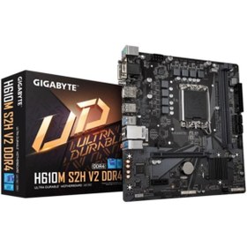 Resim H610M-S2H-V2-Ddr4 3200Mhz 1Xvga 1Xhdmı 1Xdp 1Xdvı 1Xm.2 Usb 3.2 Matx 1700P (13. Ve 12.Nesil) Gigabyte