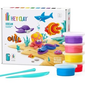 Resim Hey Clay Hava İle Kuruyan Kil 15'li Kutu - Okyanus 