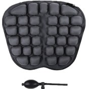 Resim Novahub Araba Ofis Şişme Hava Yastığı Koltuk Minderi Manuel Şişirme Siyah Diğer 