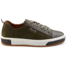 Resim Bambi Haki Leather Erkek Sneaker E01018033543 