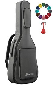 Resim Midex CS-89GRY Özel Tasarım Softcase Gigbag Kılıf 101 CM Klasik Gitar Çantası 